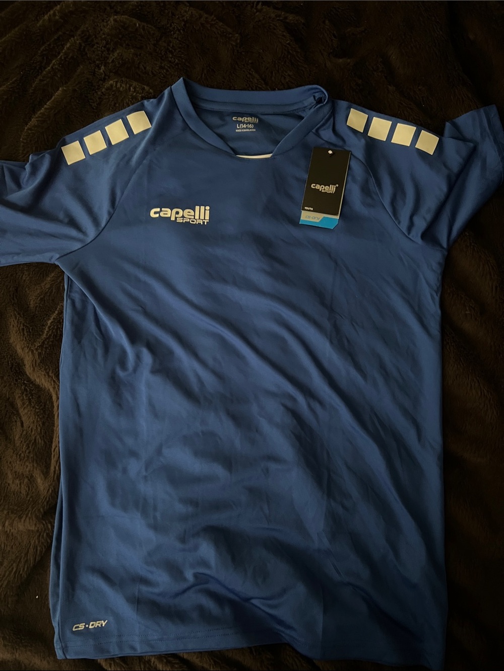 Capelli of New York Blue Athletic Crewneck Jersey